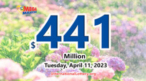 滚动的球使得Mega Millions奖金达到441,000,000美元。