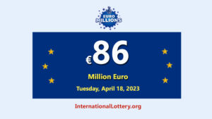 8600万欧元的EuroMillions彩票头奖正在寻找它的得主，抽奖日期为2023年4月14日。
