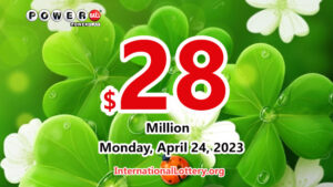 2023年4月22日的Powerball结果：